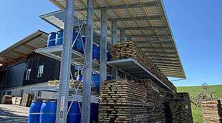 Scaffale cantilever - stoccaggio individuale